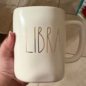 Rae Dunn Cream Libra Mug
